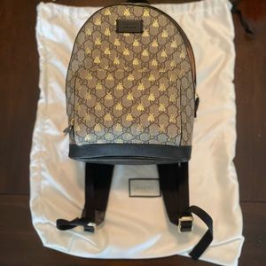 Gucci Small GG Bee Backpack